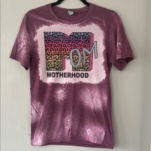 Motherhood Purple Bleach Graphic T-Shirt S